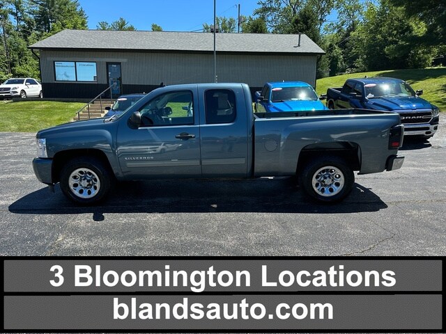 Blue Granite 2011 Chevrolet Silverado 1500 LS Extended Cab 4WD Pickup Truck Four-Wheel Drive 4-Speed Automatic