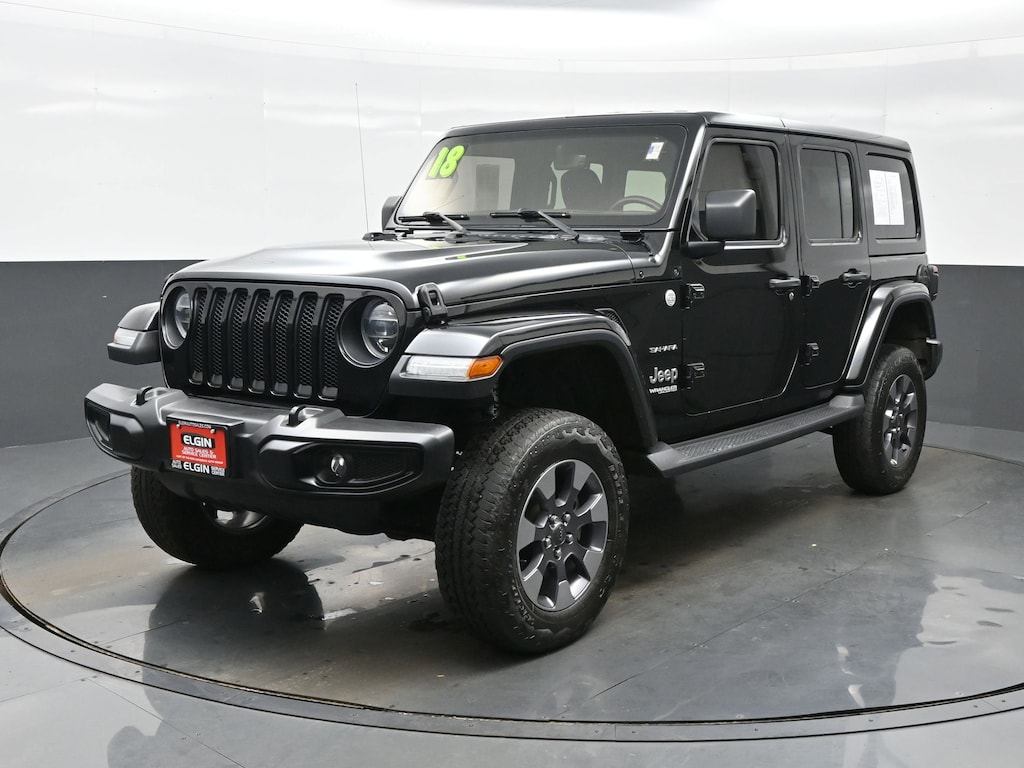 Used 2018 Jeep Wrangler Unlimited Sahara 4x4 SUV