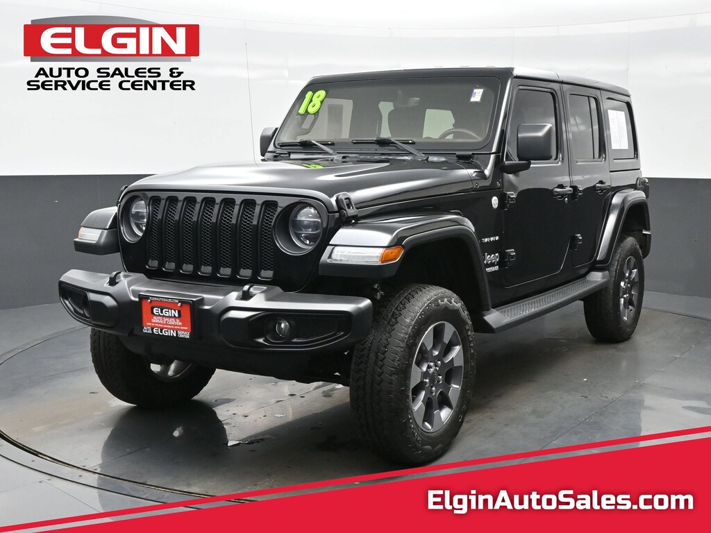 Used 2018 Jeep Wrangler Unlimited Sahara 4x4 SUV