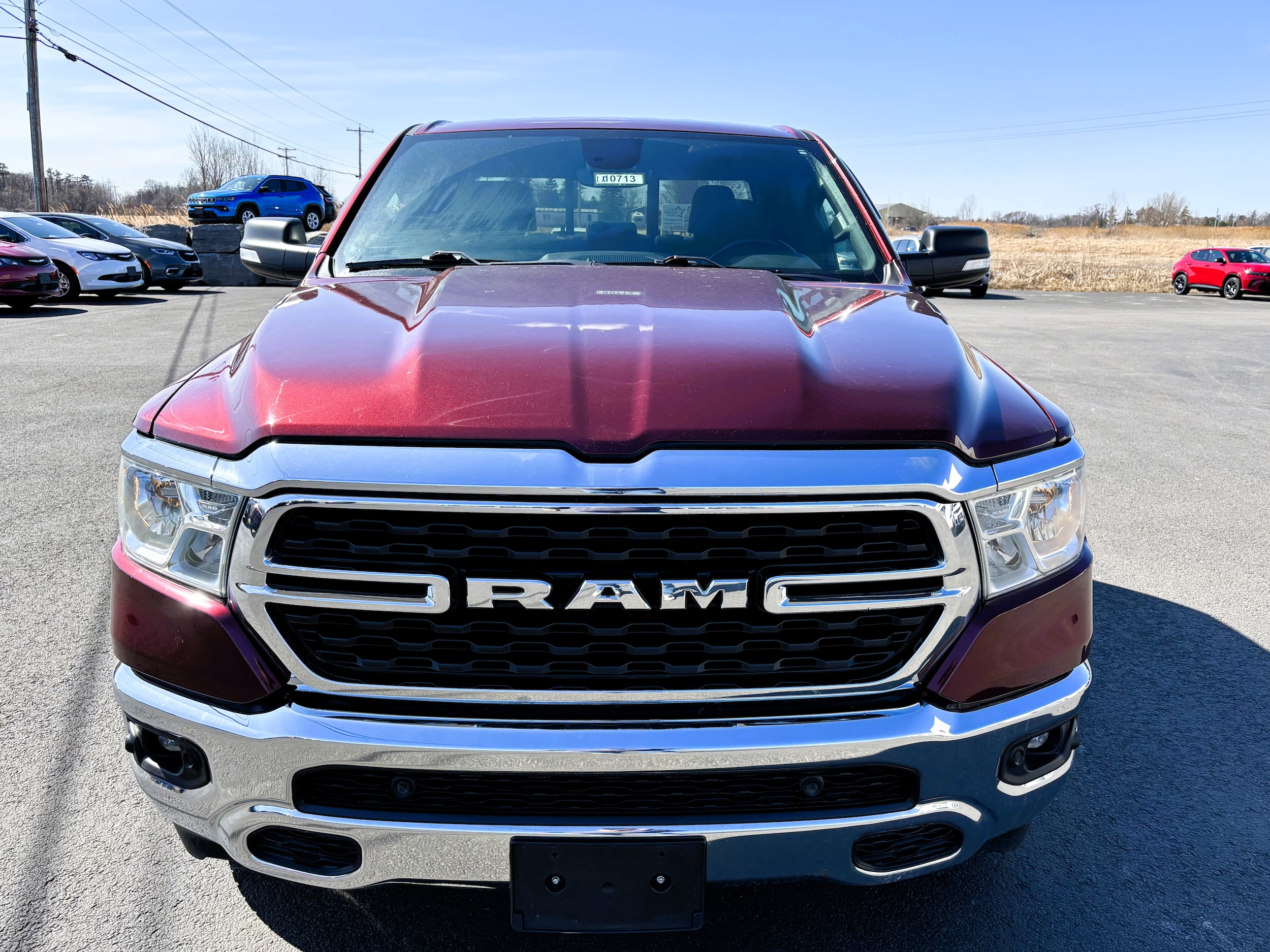 Used 2022 RAM Ram 1500 Pickup Big Horn/Lone Star with VIN 1C6SRFBT9NN155558 for sale in Ogdensburg, NY