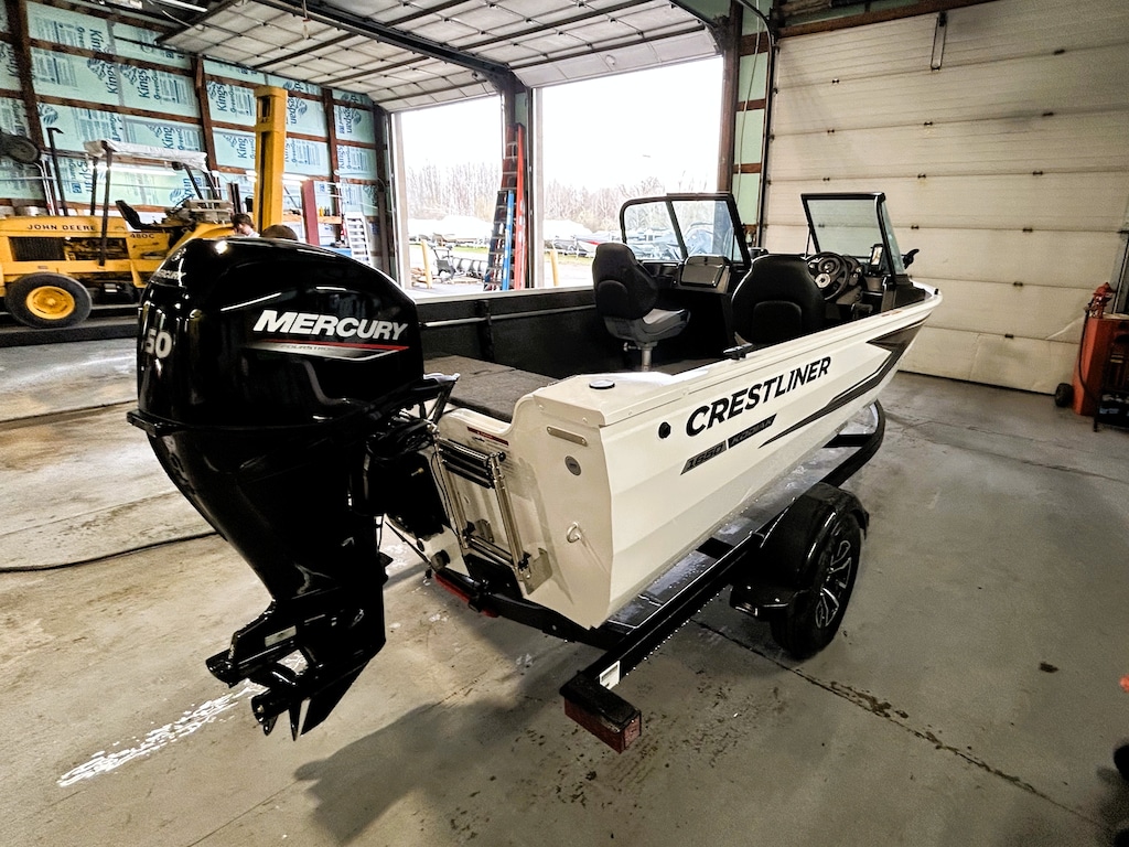 Used 2025 Crestliner 1650 Kodiak WT NEW Fishing Boat