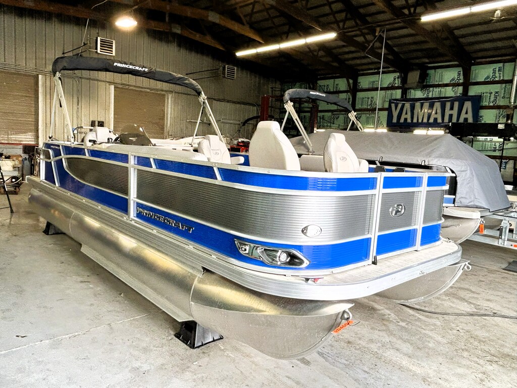 Used 2024 Princecraft Sportfisher 23-2S RL NEW Pontoon Boat