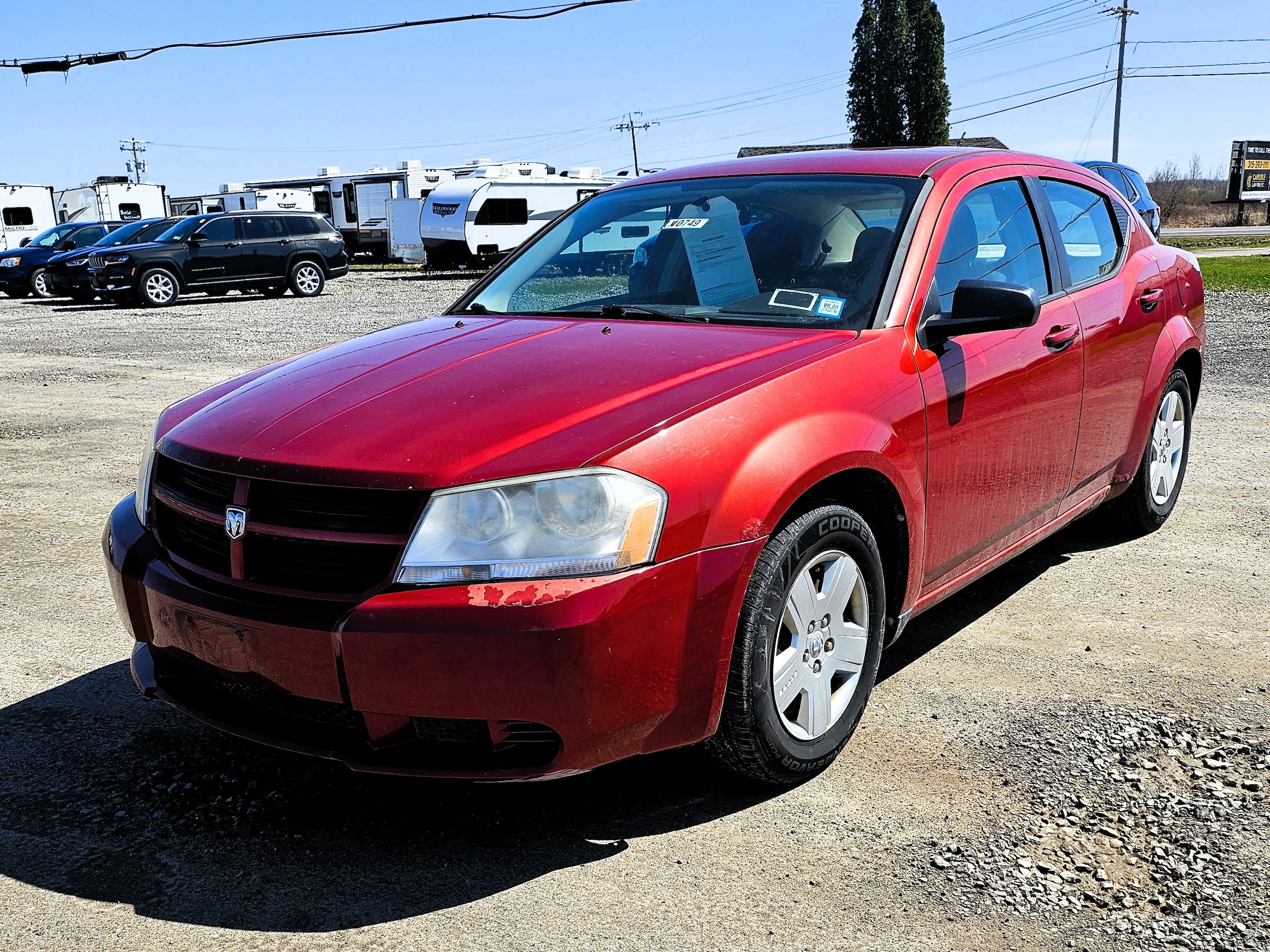Used 2010 Dodge Avenger SXT with VIN 1B3CC4FB8AN232291 for sale in Ogdensburg, NY