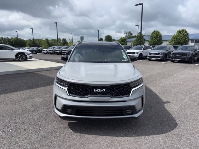 Certified 2023 Kia Sorento SX with VIN 5XYRKDLF9PG194864 for sale in Bloomington, IN
