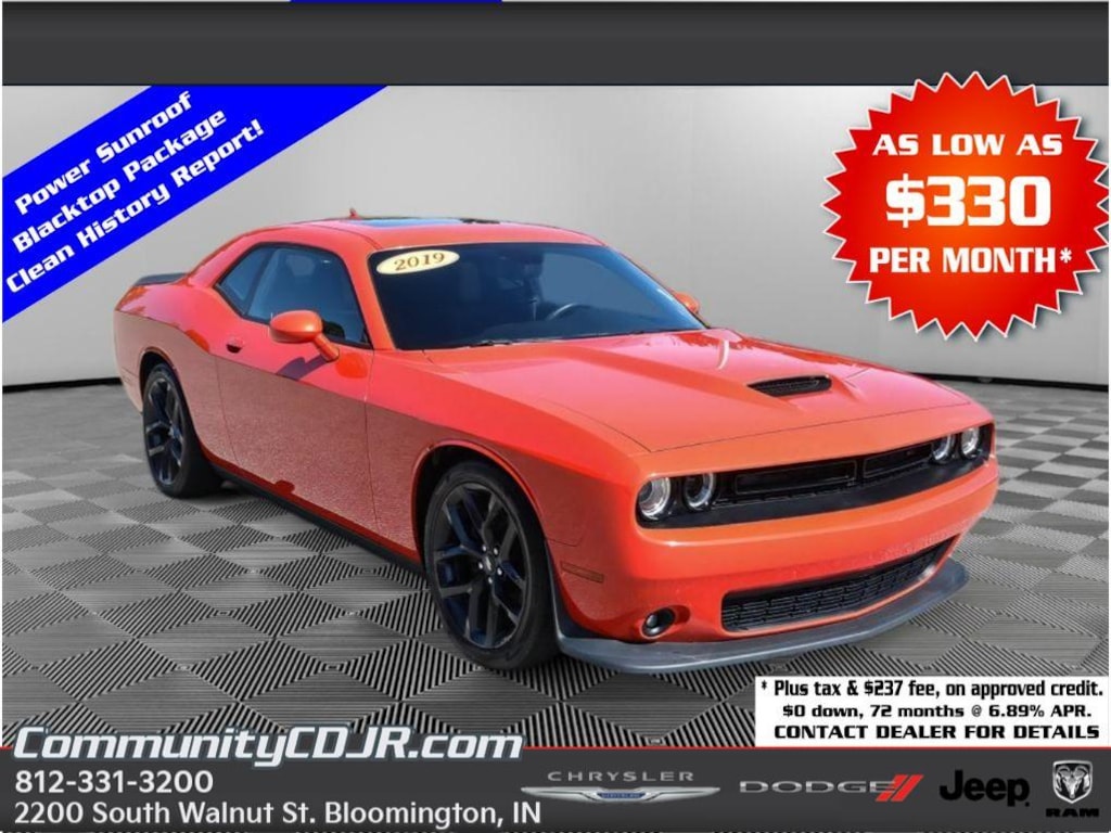 Used 2019 Dodge Challenger GT Coupe