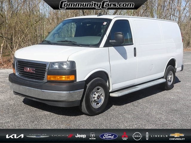 Used 2022 GMC Savana Cargo Work Van with VIN 1GTW7AFP7N1216557 for sale in Bloomington, IN