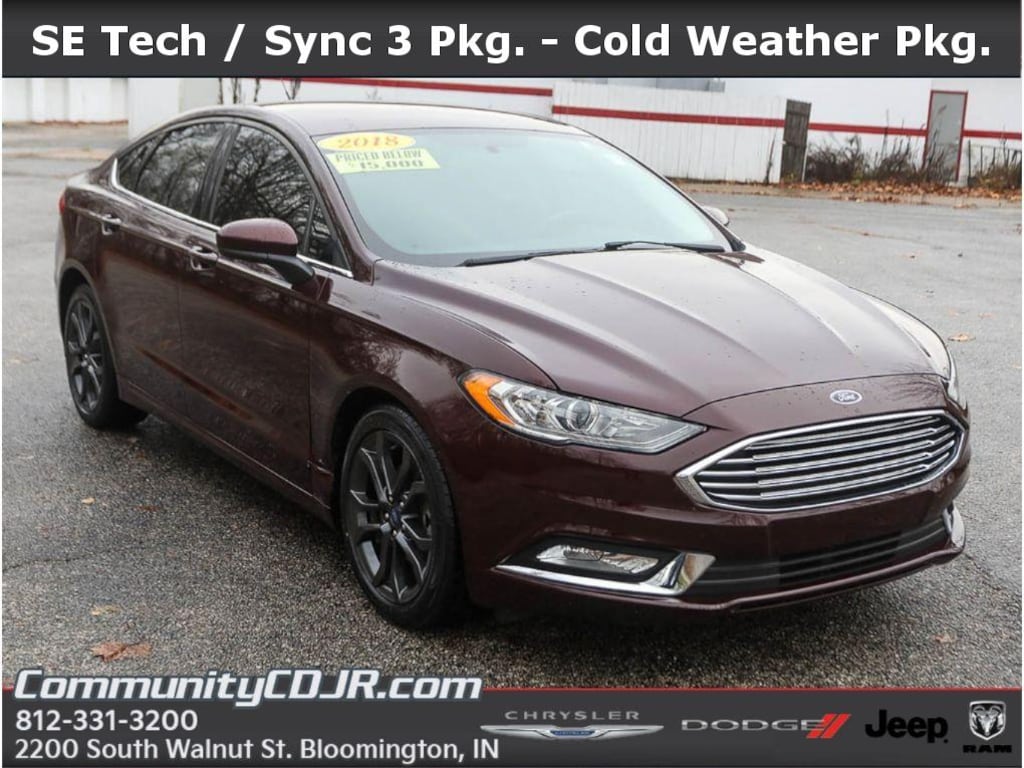 Used 2018 Ford Fusion SE Sedan