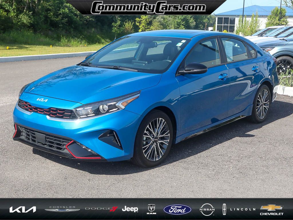 Used 2023 Kia Forte GT-Line with VIN 3KPF54AD5PE567472 for sale in Bloomington, IN