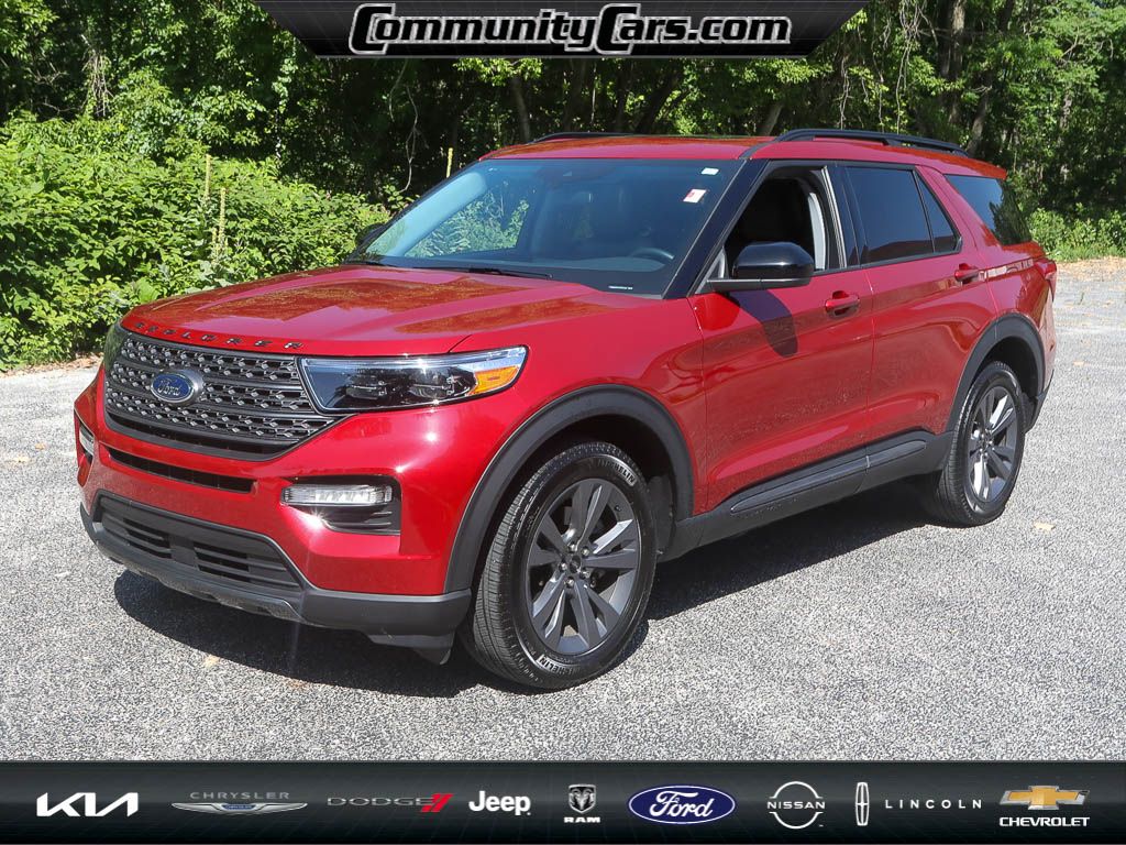 Used 2023 Ford Explorer XLT with VIN 1FMSK8DH1PGB81902 for sale in Bloomington, IN