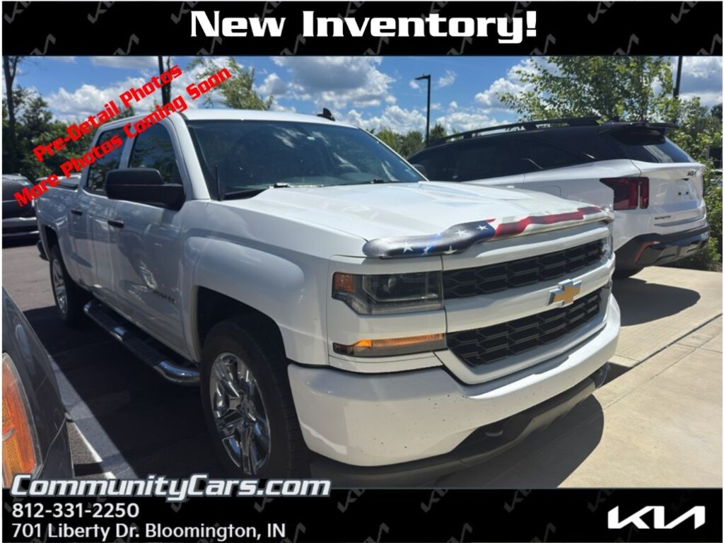 Used 2018 Chevrolet Silverado Custom Crew Cab