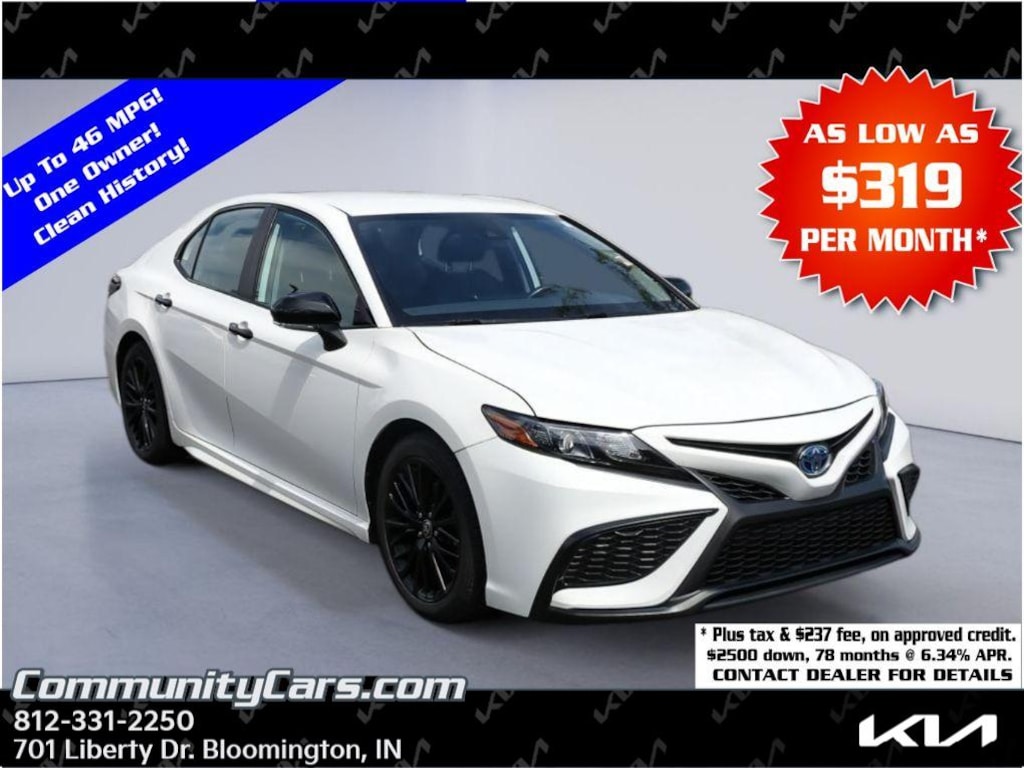 Used 2022 Toyota Camry Hybrid Hybrid Nightshade Sedan