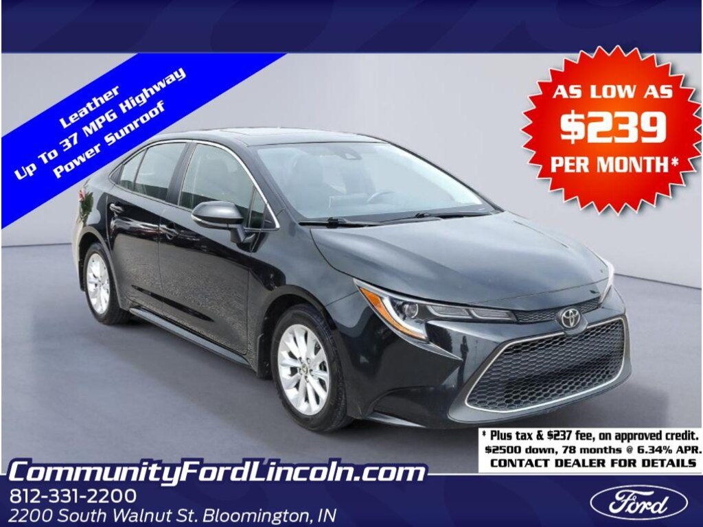 Used 2021 Toyota Corolla XLE Sedan
