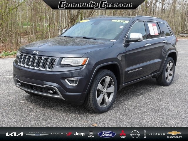 Used 2014 Jeep Grand Cherokee Overland with VIN 1C4RJFCGXEC160974 for sale in Bloomington, IN