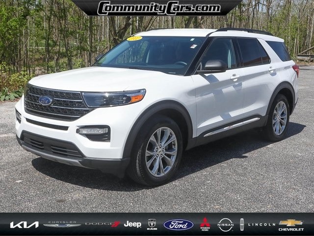 Used 2022 Ford Explorer XLT with VIN 1FMSK8DH1NGB14892 for sale in Bloomington, IN