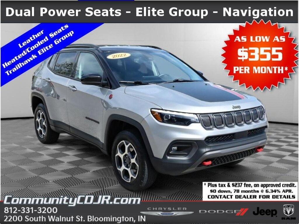 Used 2022 Jeep Compass Trailhawk Sport Utility