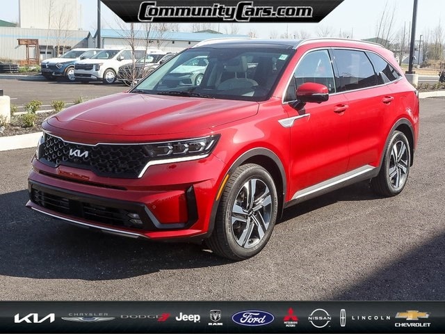 Certified 2023 Kia Sorento SX Prestige PHEV with VIN KNDRMDLH6P5197600 for sale in Bloomington, IN