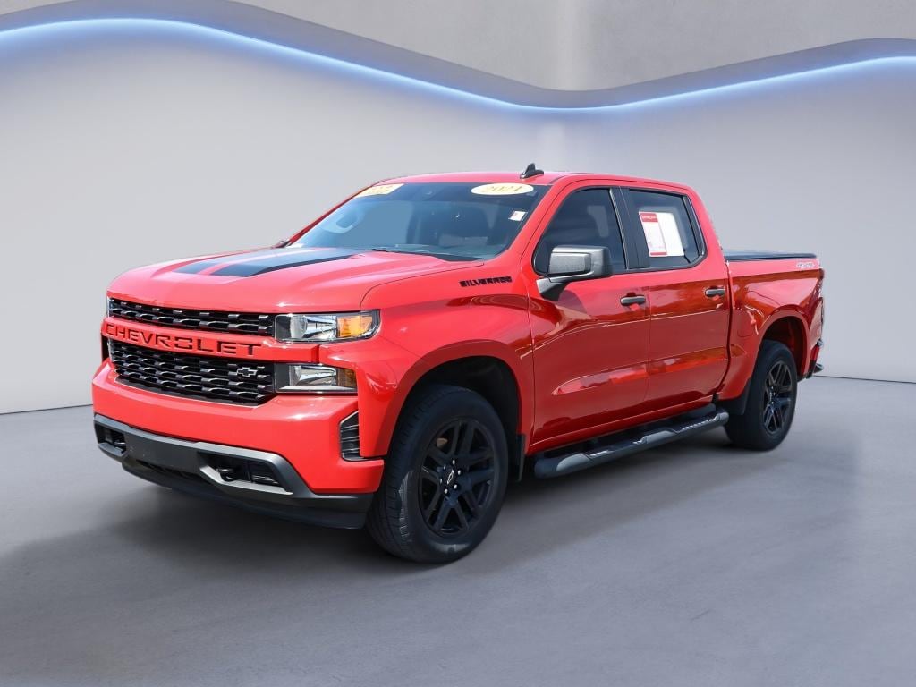 Used 2021 Chevrolet Silverado Custom Crew Cab