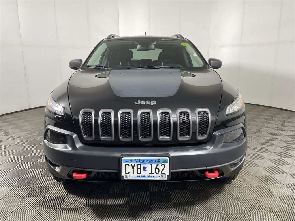 Used 2017 Jeep Cherokee Trailhawk with VIN 1C4PJMBS5HW569047 for sale in Bloomington, Minnesota