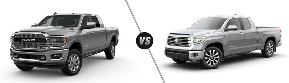 Ram 2500 vs. Toyota Tundra Truck Comparison