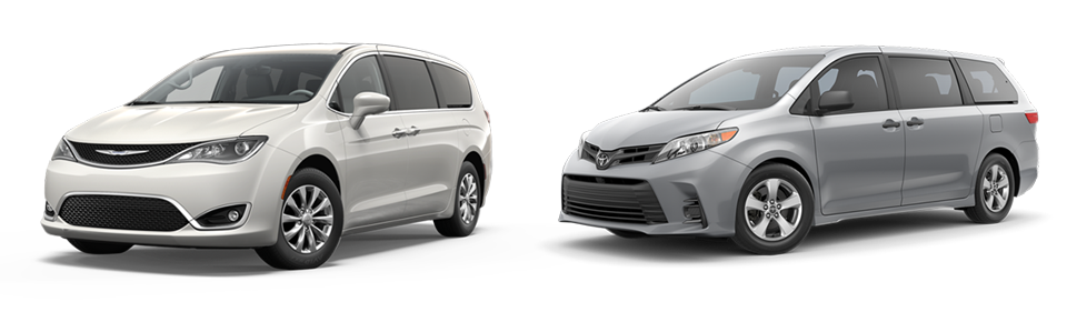 Chrysler Pacifica vs. Toyota Sienna Minivan Comparison