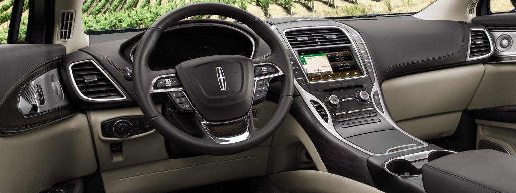 Lincoln Nautilus Interior Technology