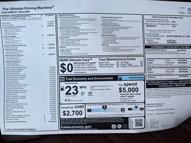 2026 BMW X7 40i - Photo 28