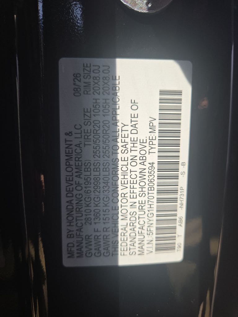2026 Honda Pilot Touring - Photo 29