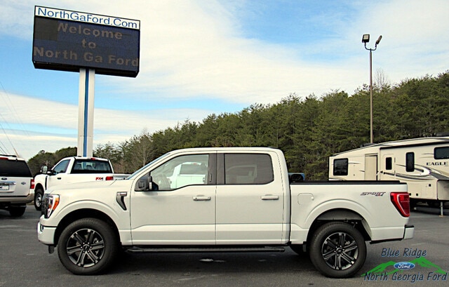 Used 2023 Ford F-150 XLT with VIN 1FTEW1EP5PKD45040 for sale in Mineral Bluff, GA