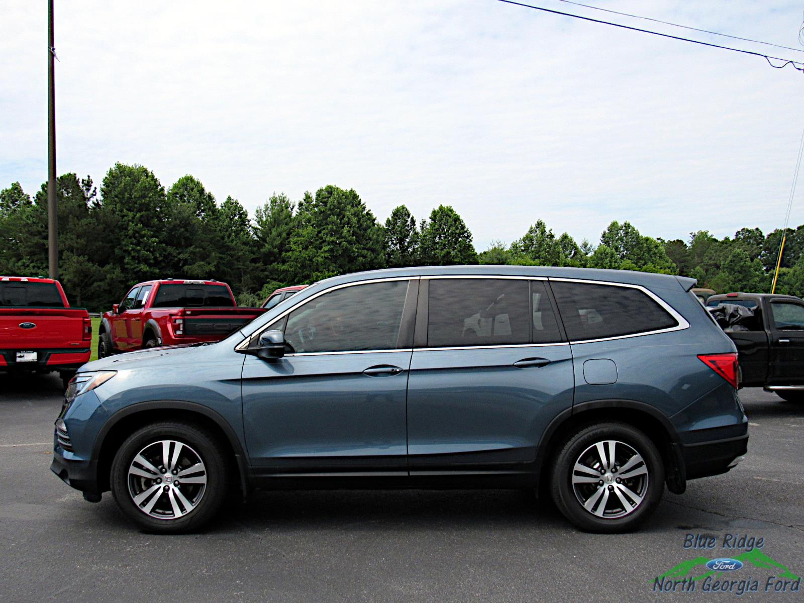 Used 2018 Honda Pilot EX-L with VIN 5FNYF5H53JB024410 for sale in Mineral Bluff, GA