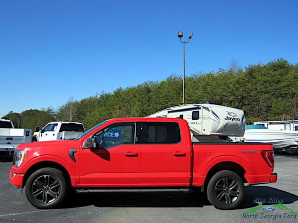 Used 2021 Ford F-150 XLT 4WD SuperCrew 5.5 Box w/2.7L EcoBoost Crew Cab Pickup
