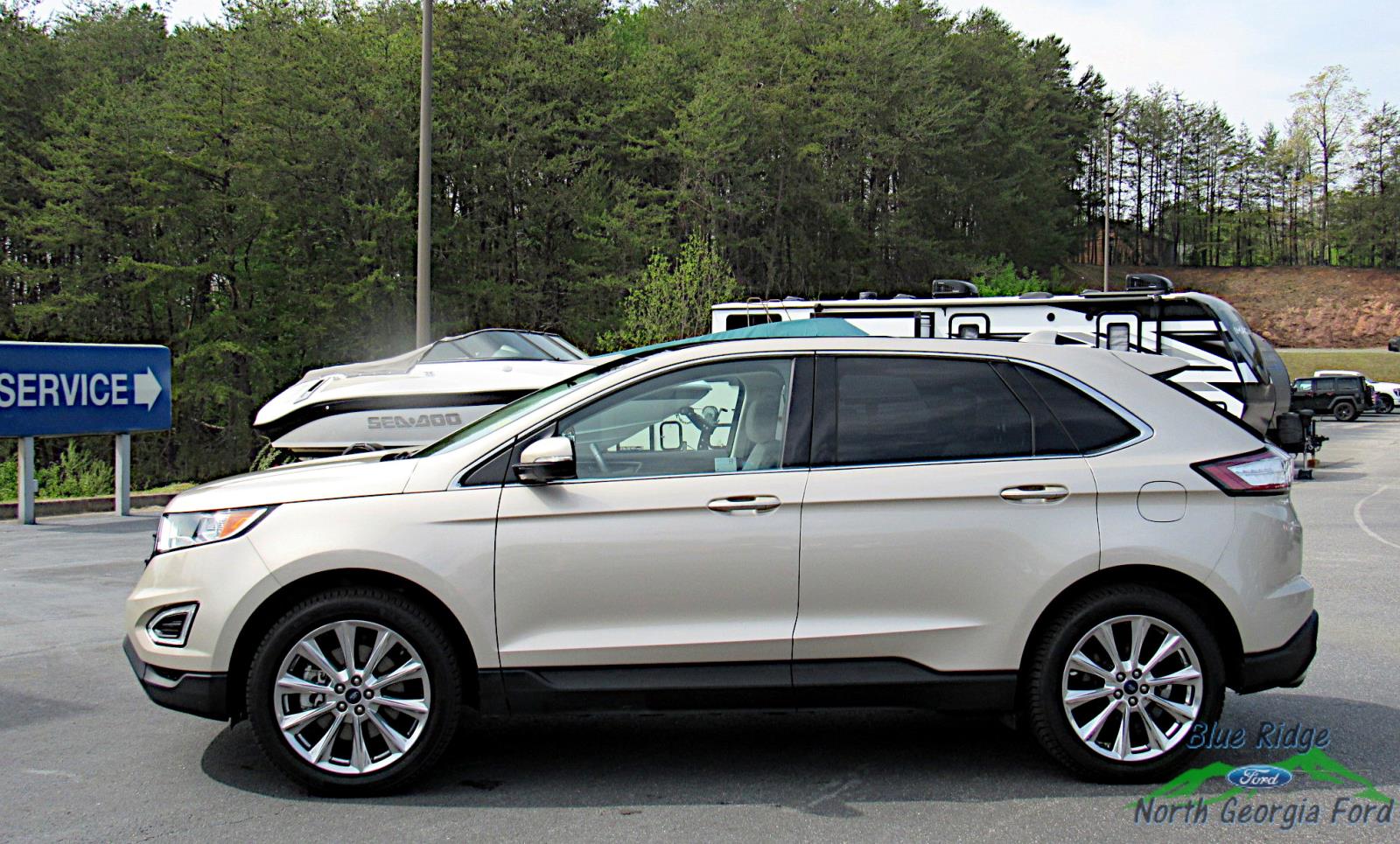 Used 2017 Ford Edge Titanium with VIN 2FMPK4K83HBB95956 for sale in Mineral Bluff, GA
