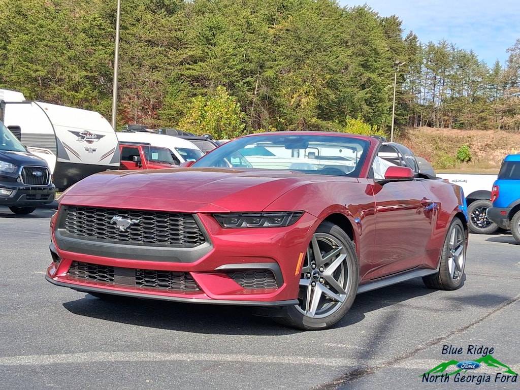 New 2025 Ford Mustang Ecoboost Premium Convertible Car