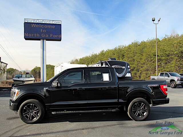 Used 2022 Ford F-150 Lariat with VIN 1FTEW1EP0NFA45170 for sale in Mineral Bluff, GA