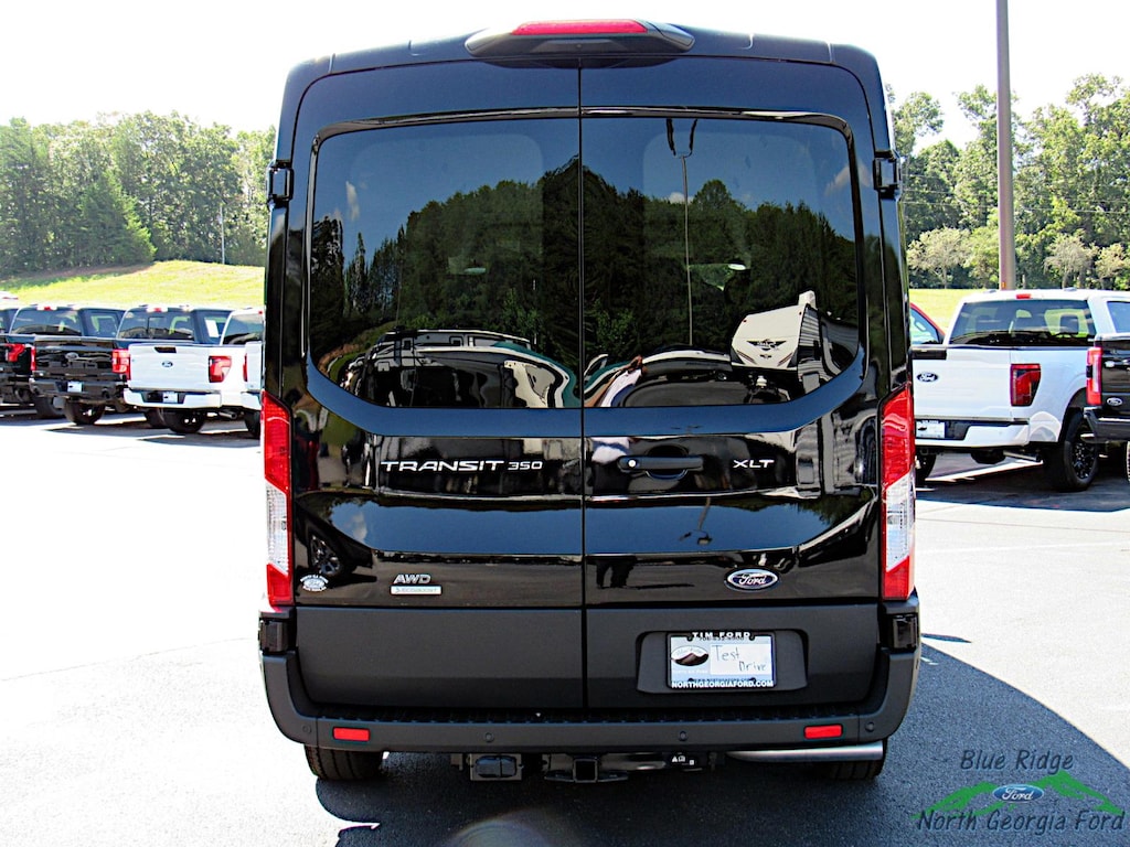 New 2025 Ford Transit Passenger Wagon T-350 148 Med Roof XLT AWD 15 Passenger Full-size Passenger Van