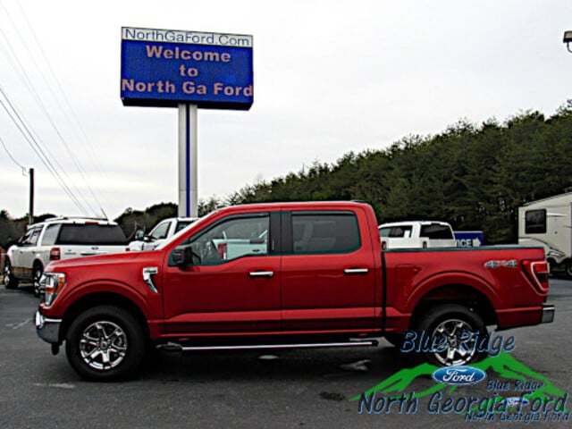 Used 2023 Ford F-150 XLT with VIN 1FTEW1EP8PKD81921 for sale in Mineral Bluff, GA