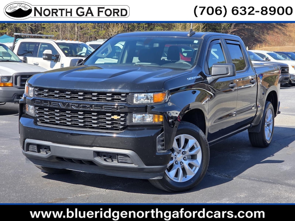 Used 2021 Chevrolet Silverado 1500 Custom Crew Cab Pickup