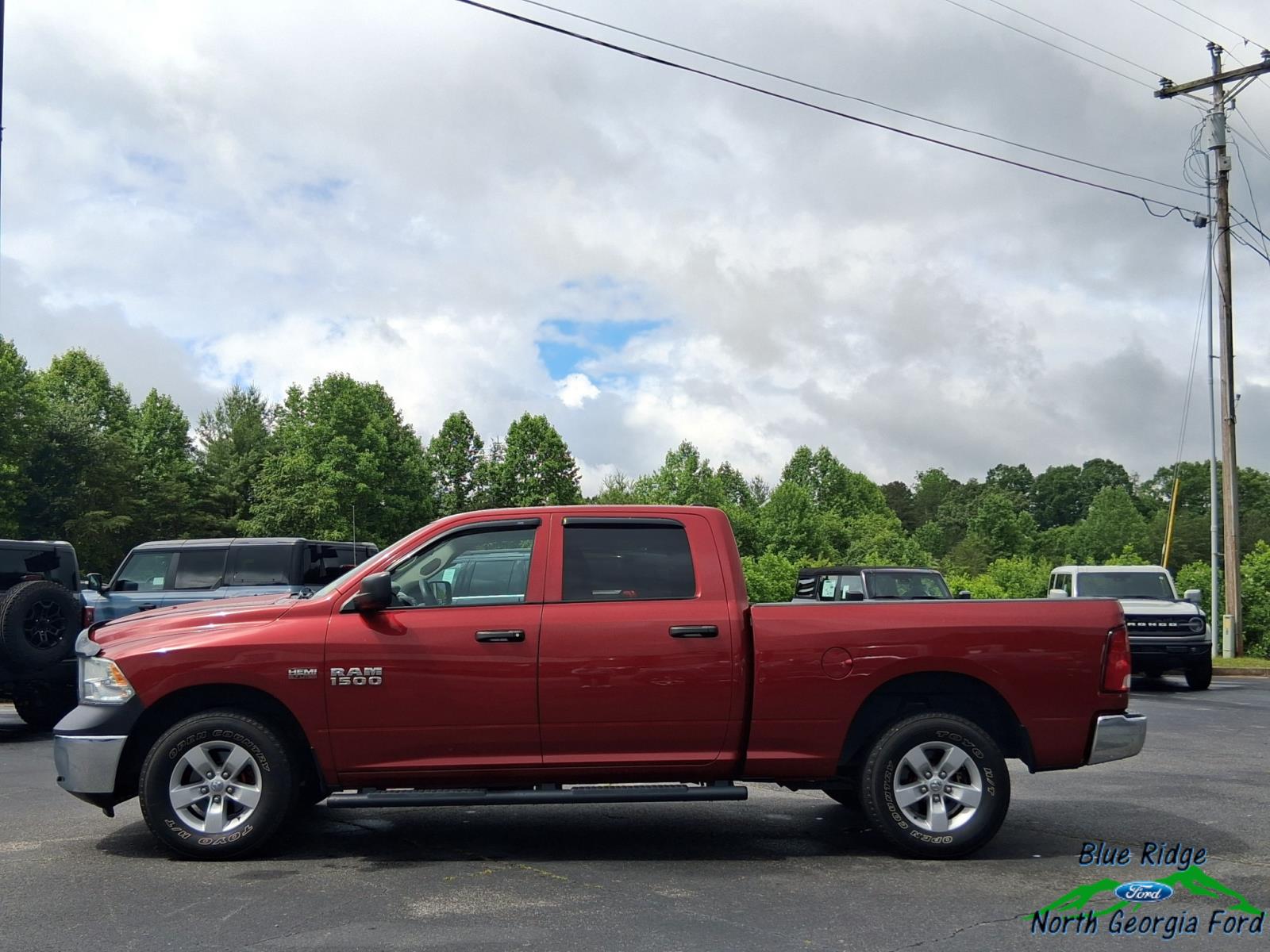 Used 2014 RAM Ram 1500 Pickup Tradesman with VIN 1C6RR7ST5ES357321 for sale in Mineral Bluff, GA