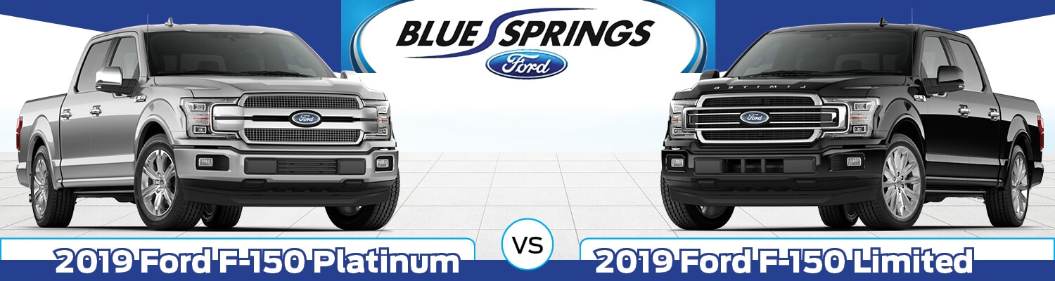 2019 Ford F-150 Platinum vs. Limited | Blue Springs, MO