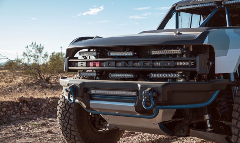 Ford Bronco front grille view