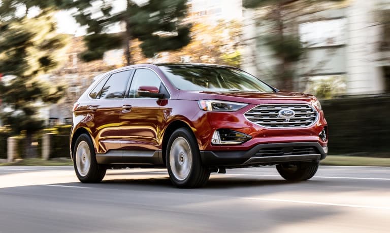2020 Ford Edge driving