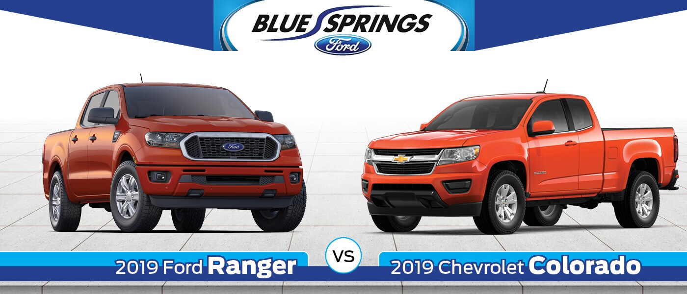2019 Ford Ranger vs. 2019 Chevy Colorado | Blue Springs Ford