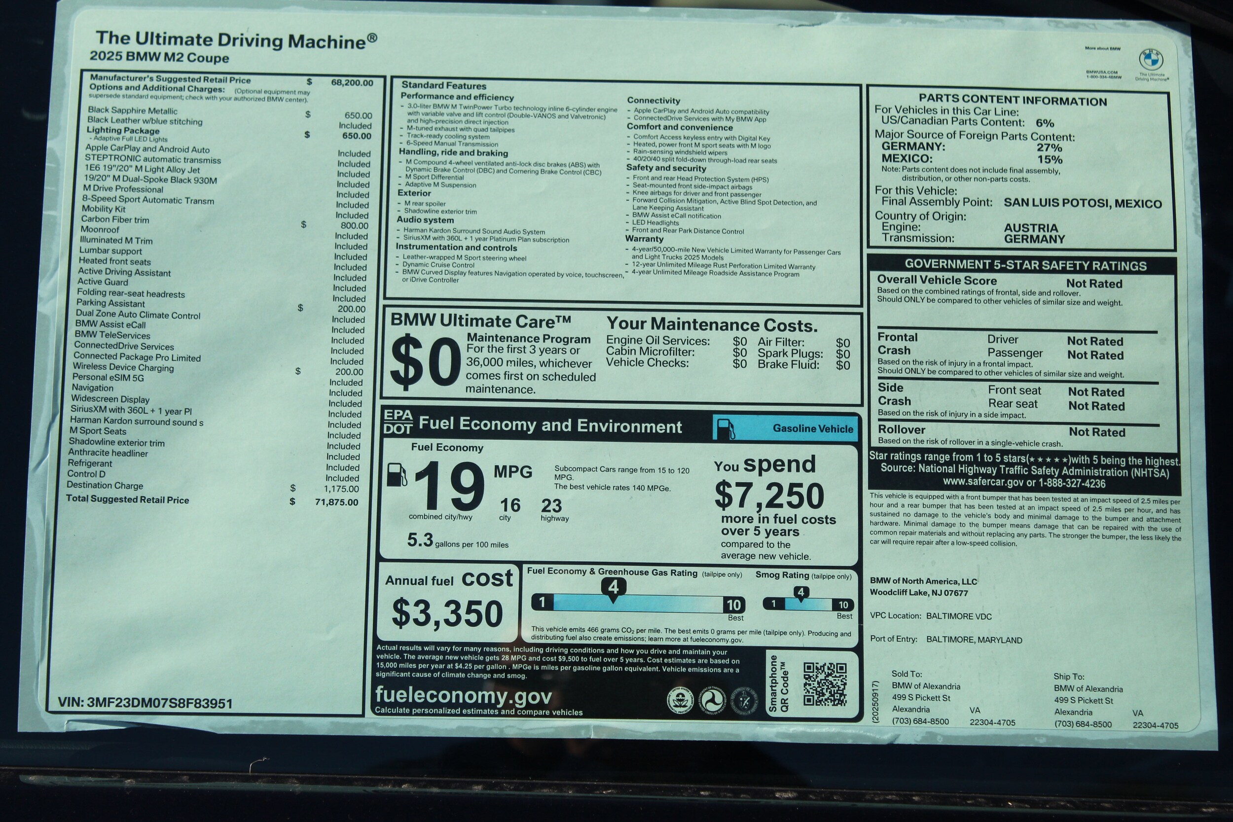 2025 Bmw M2 Coupe photo 2