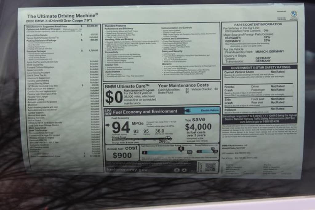 New 2026 BMW i4 xDrive40 Hatchback