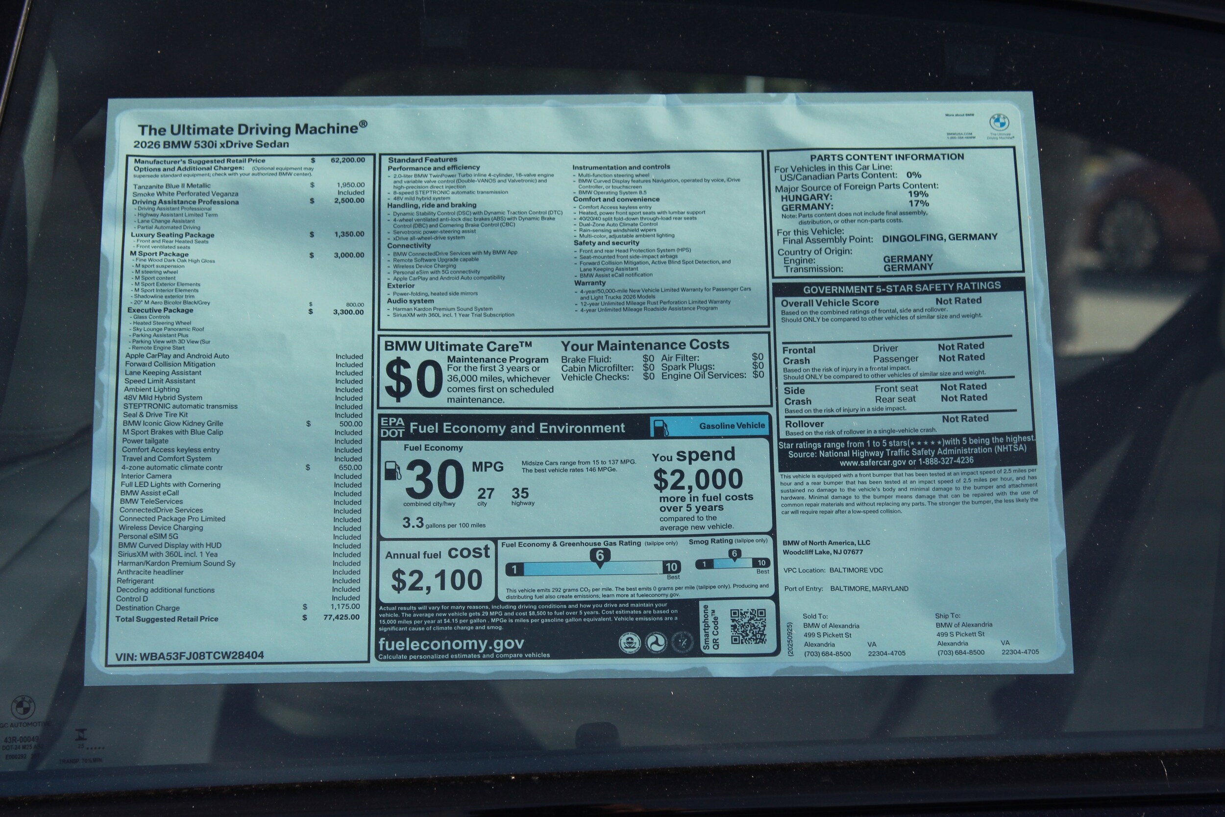 2026 Bmw 530i xDrive photo 2