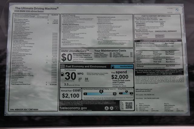 2026 Bmw 530i xDrive photo 2