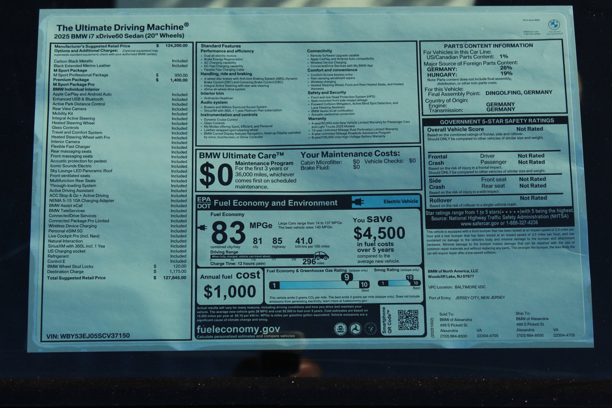 2025 Bmw i7 xDrive60 photo 2