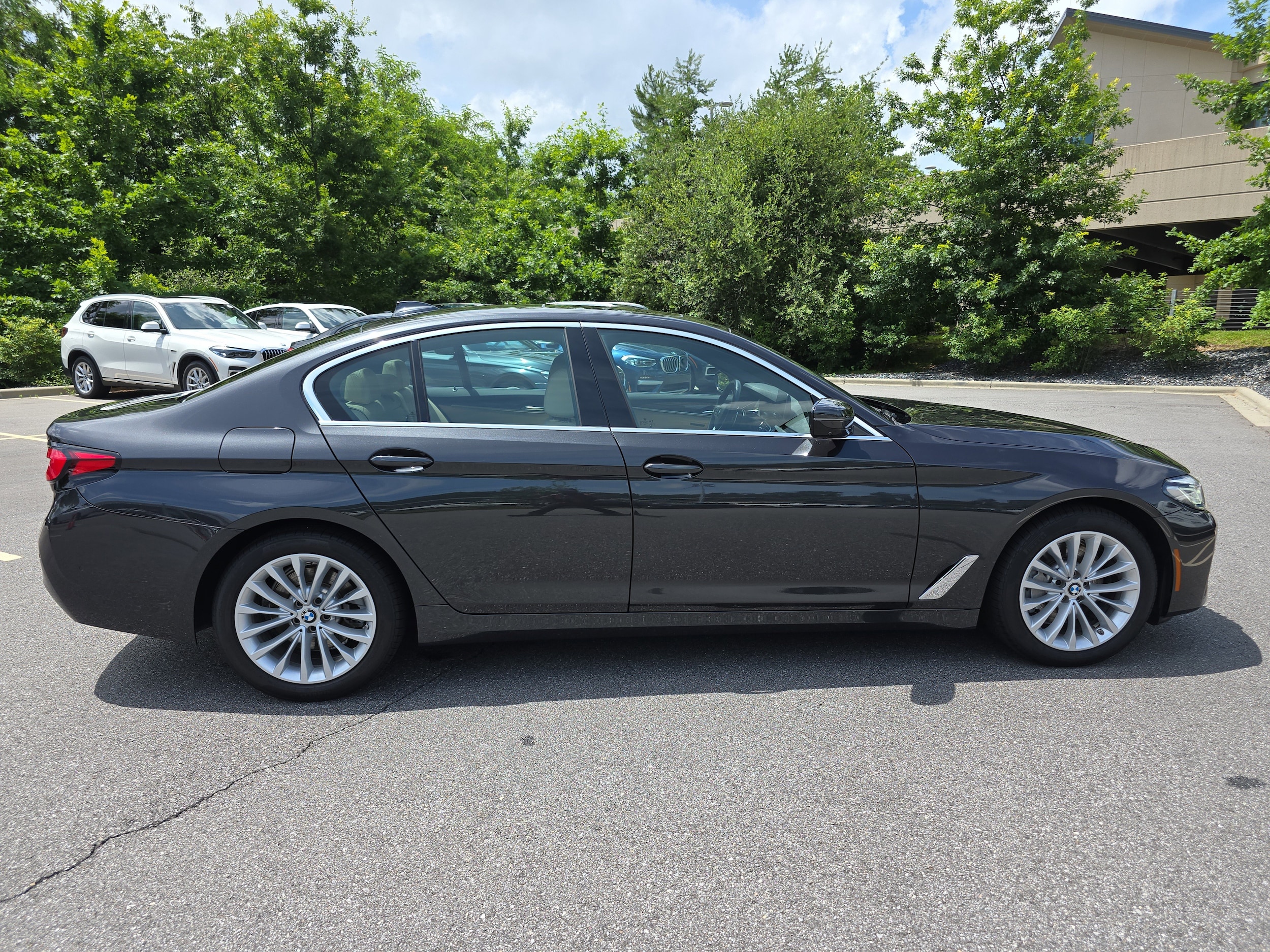 Used 2021 BMW 5 Series 530i with VIN WBA13BJ05MWW95792 for sale in Arden, NC
