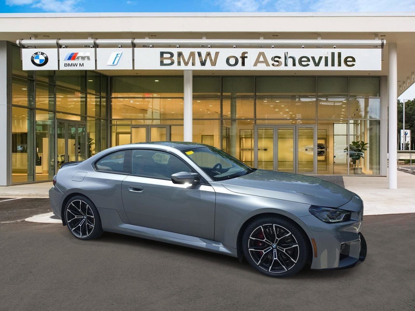 Gray (Skyscraper Grey Metallic) 2025 BMW M2 RWD Coupe Rear-Wheel Drive 6-Speed Manual