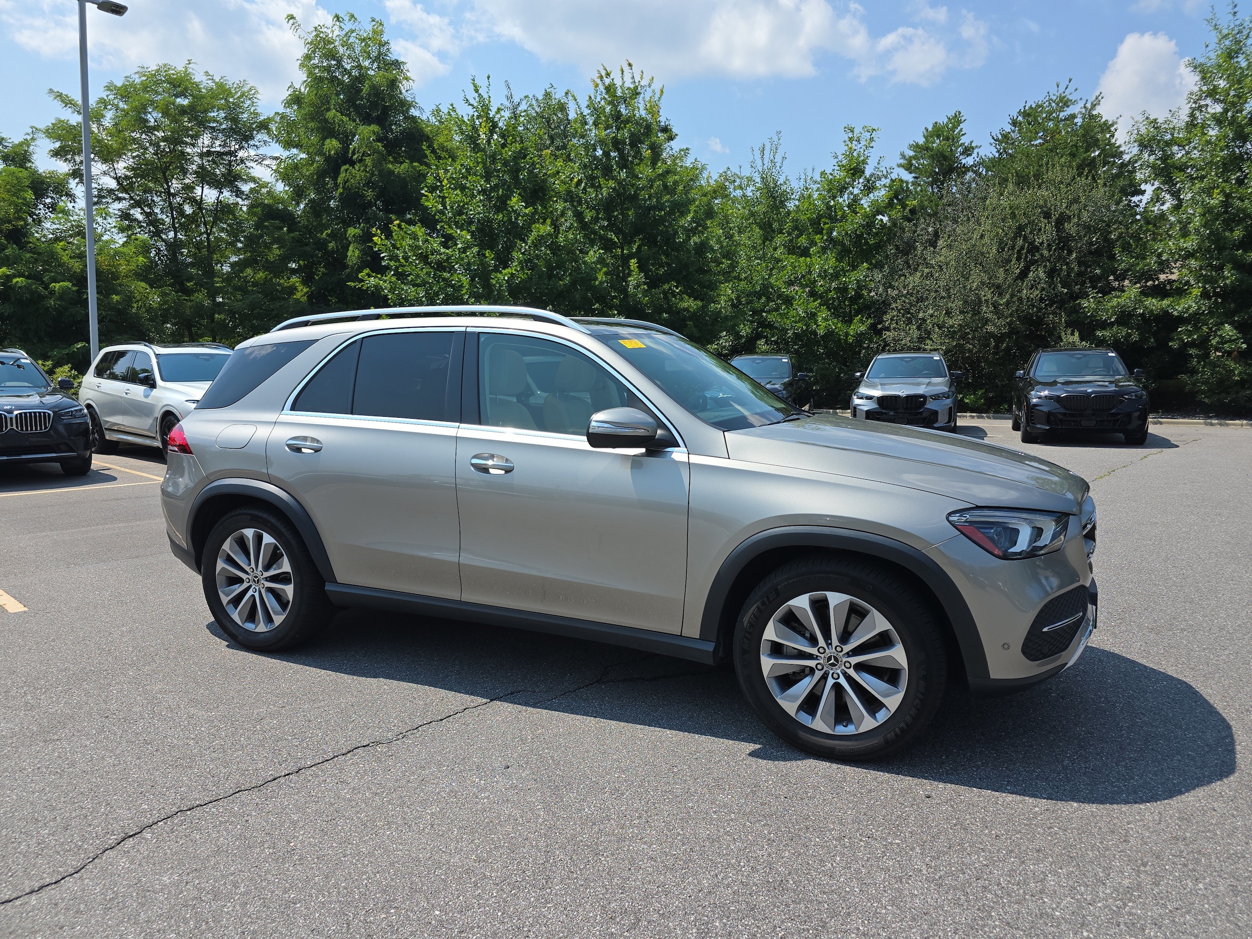 Mojave Silver Metallic 2020 Mercedes-Benz GLE SUV / Crossover All-Wheel Drive 9-Speed Automatic