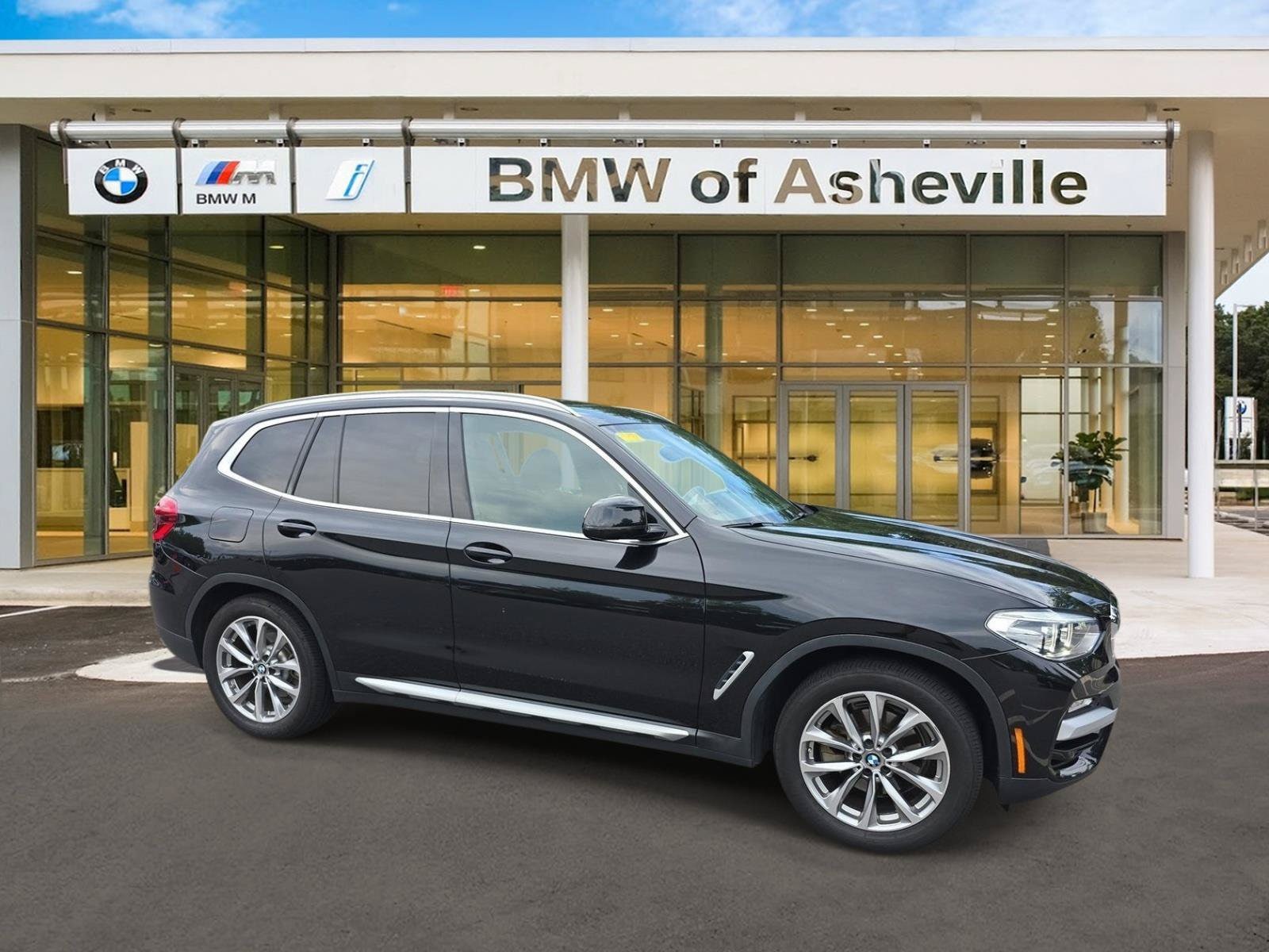 Black Sapphire Metallic 2019 BMW X3 SUV / Crossover All-Wheel Drive 8-Speed Automatic